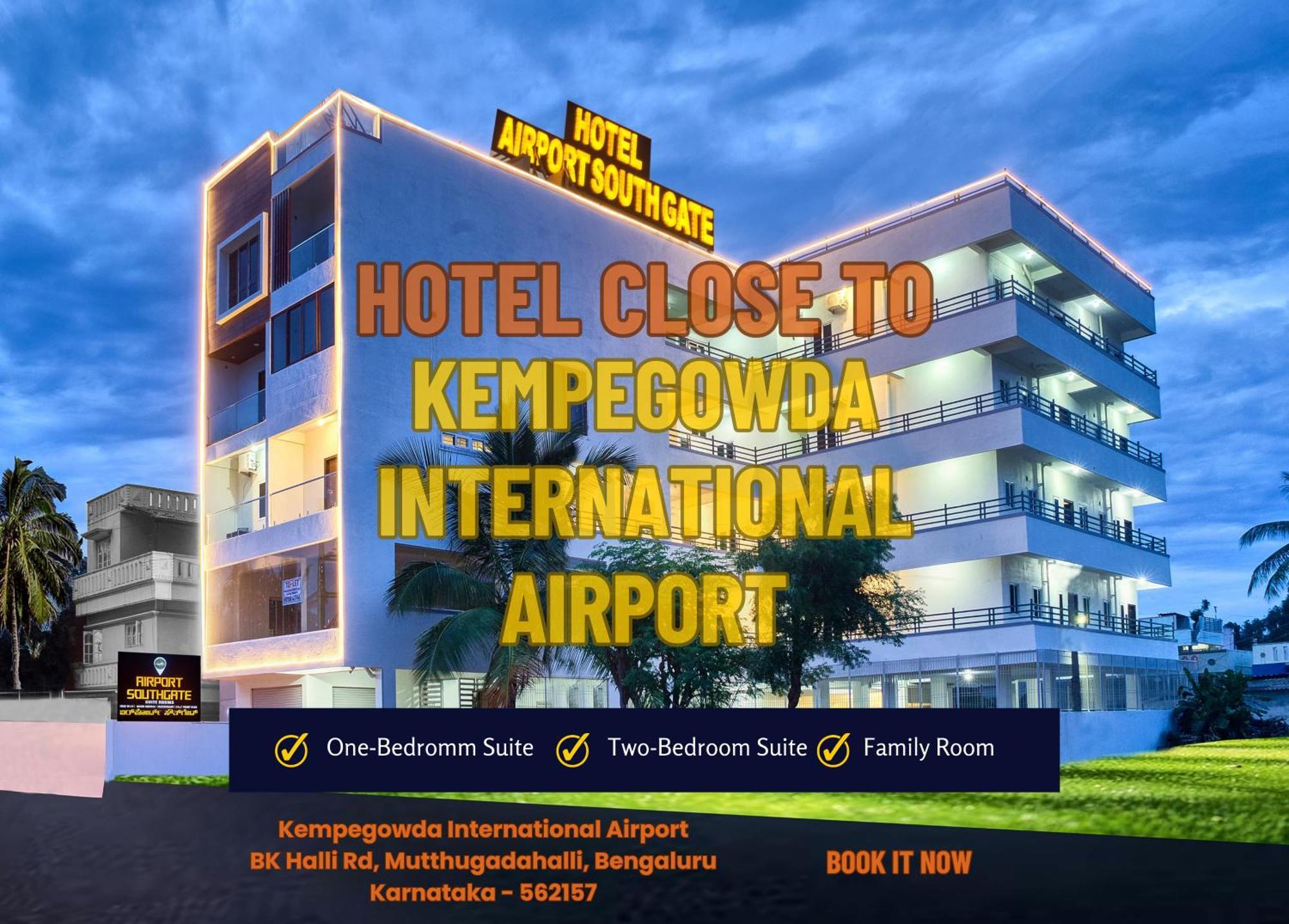 Hotel Airport Southgate Bangalore Devanahalli Exteriör bild